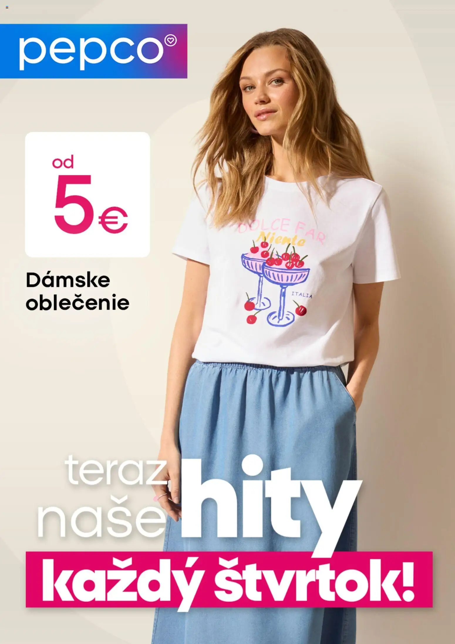Náhľad Pepco letáku platného od 07.05.2026 - Dámske oblečenie
