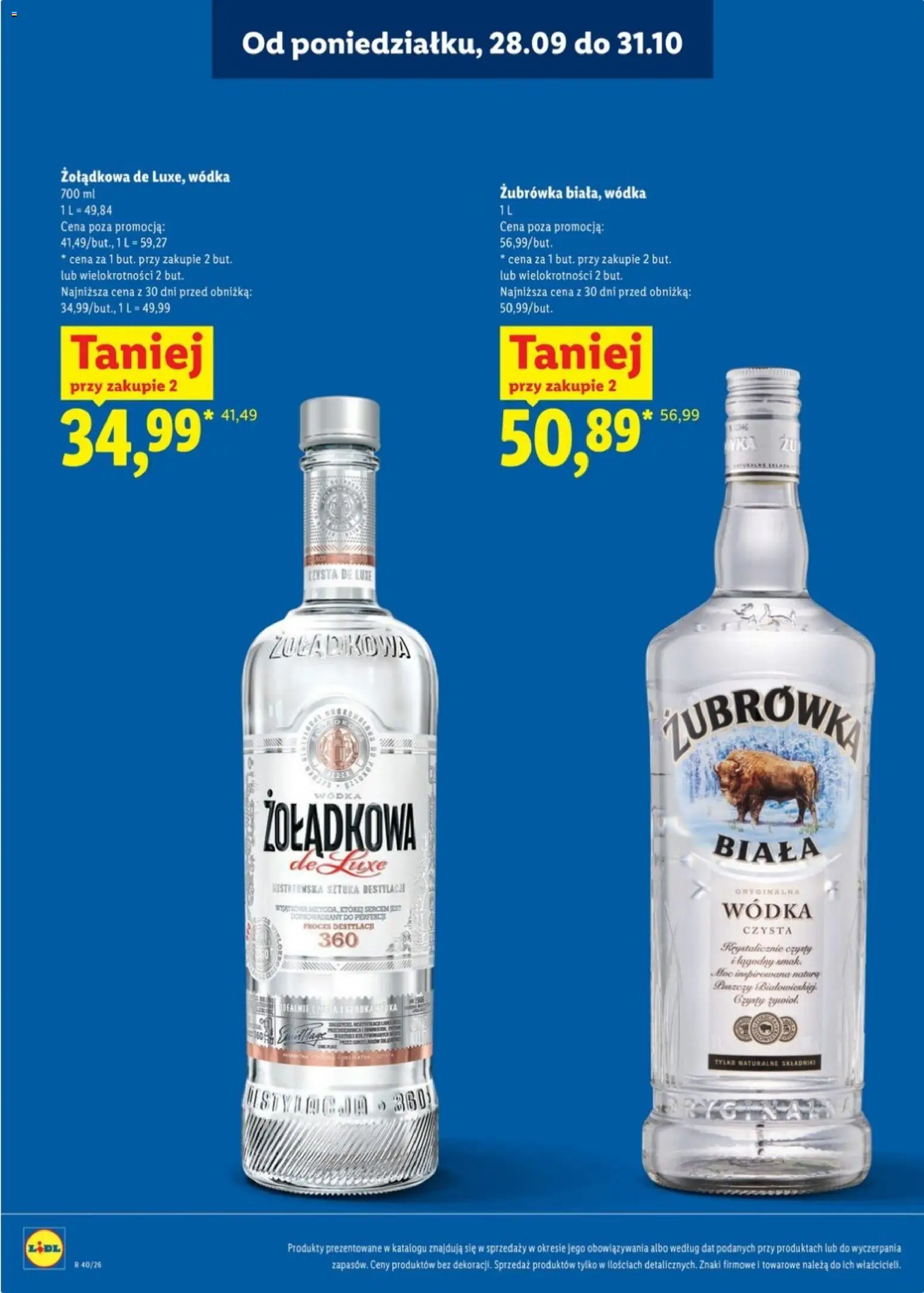Pogląd gazetki "Lidl Katalog alkoholi mocnych" ze sklepu Lidl ważnej od 28.09.2026