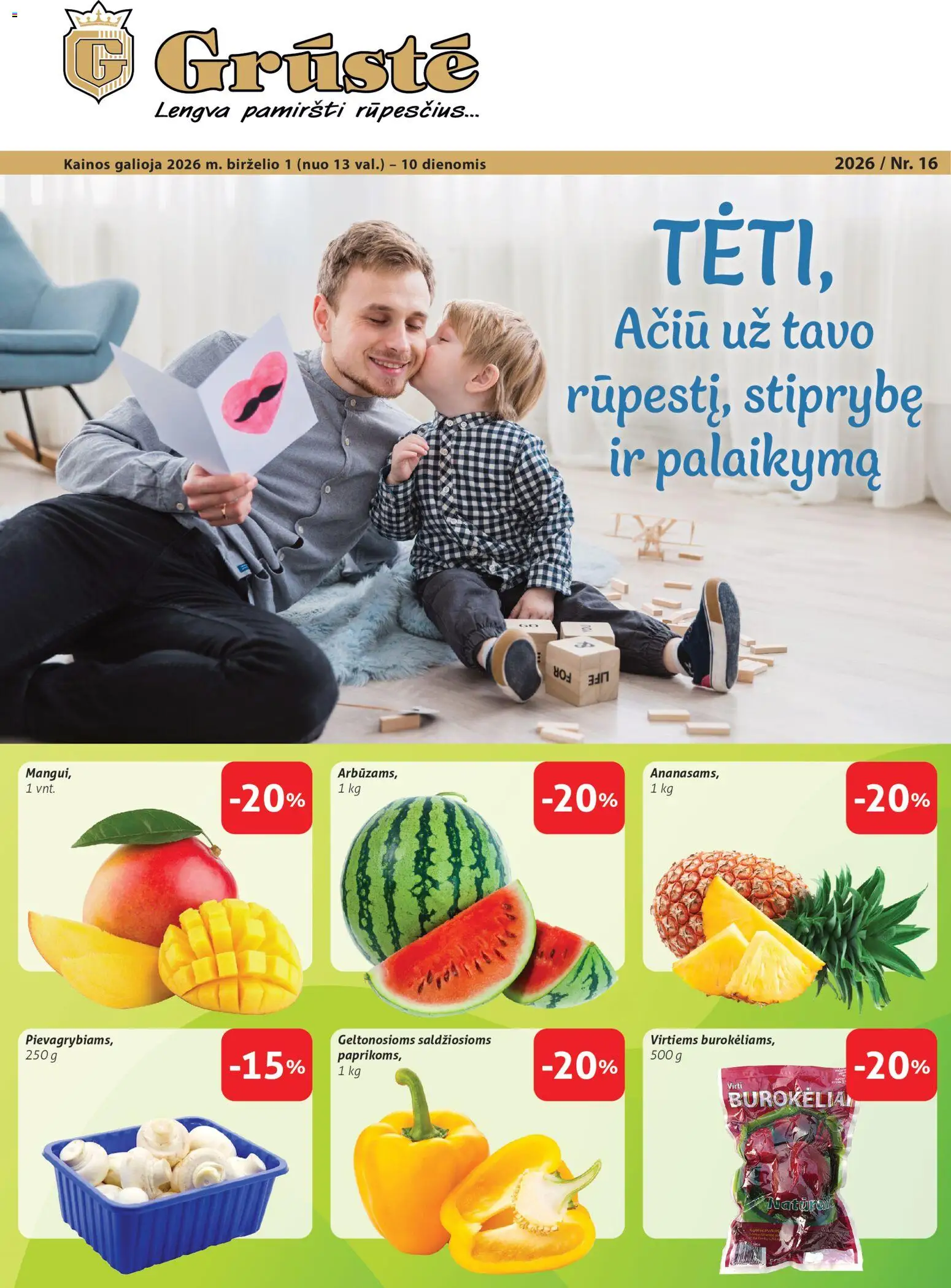 GRUSTE parduotuvės leidinio GRUSTE leidinys galiojančio nuo 2026.06.01 peržiūra