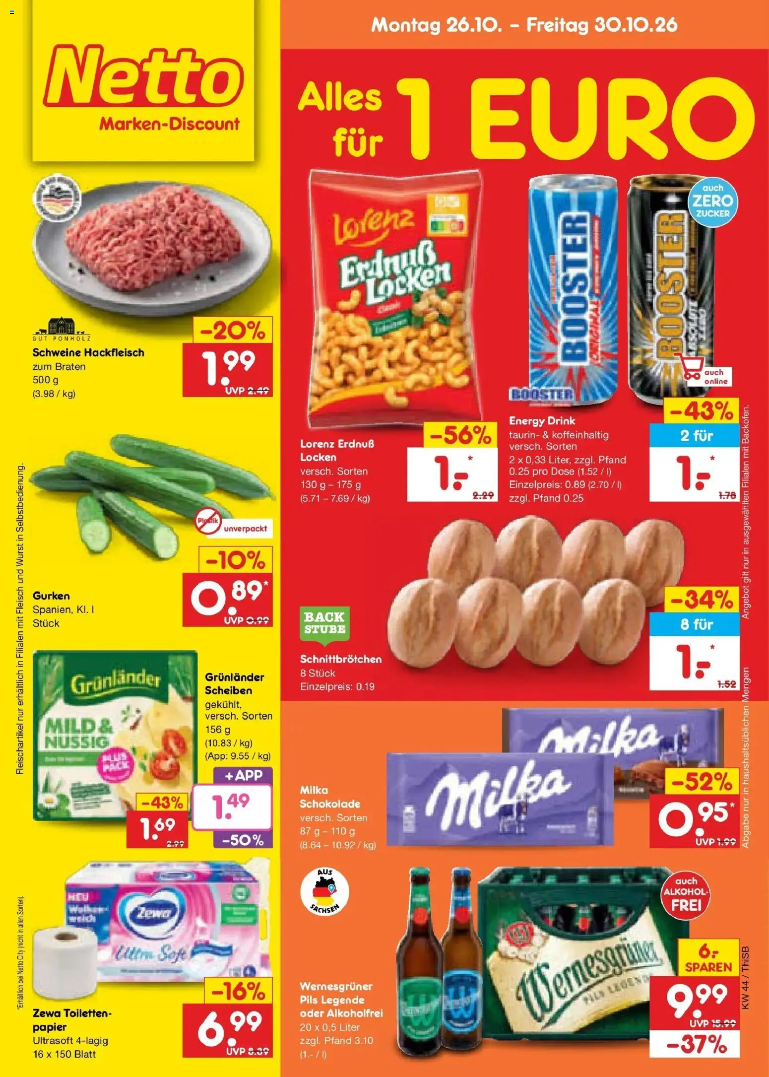 Vorschau von dem Prospekt des Geschäftes Netto Marken-Discount, gültig ab dem 26.10.2026