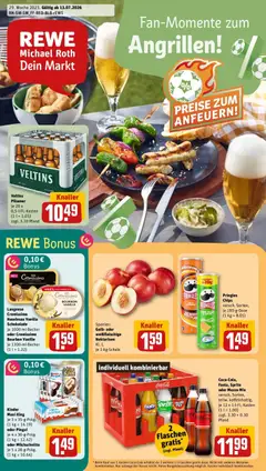 Vorschau von dem Prospekt des Geschäftes Rewe, gültig ab dem 13.07.2026