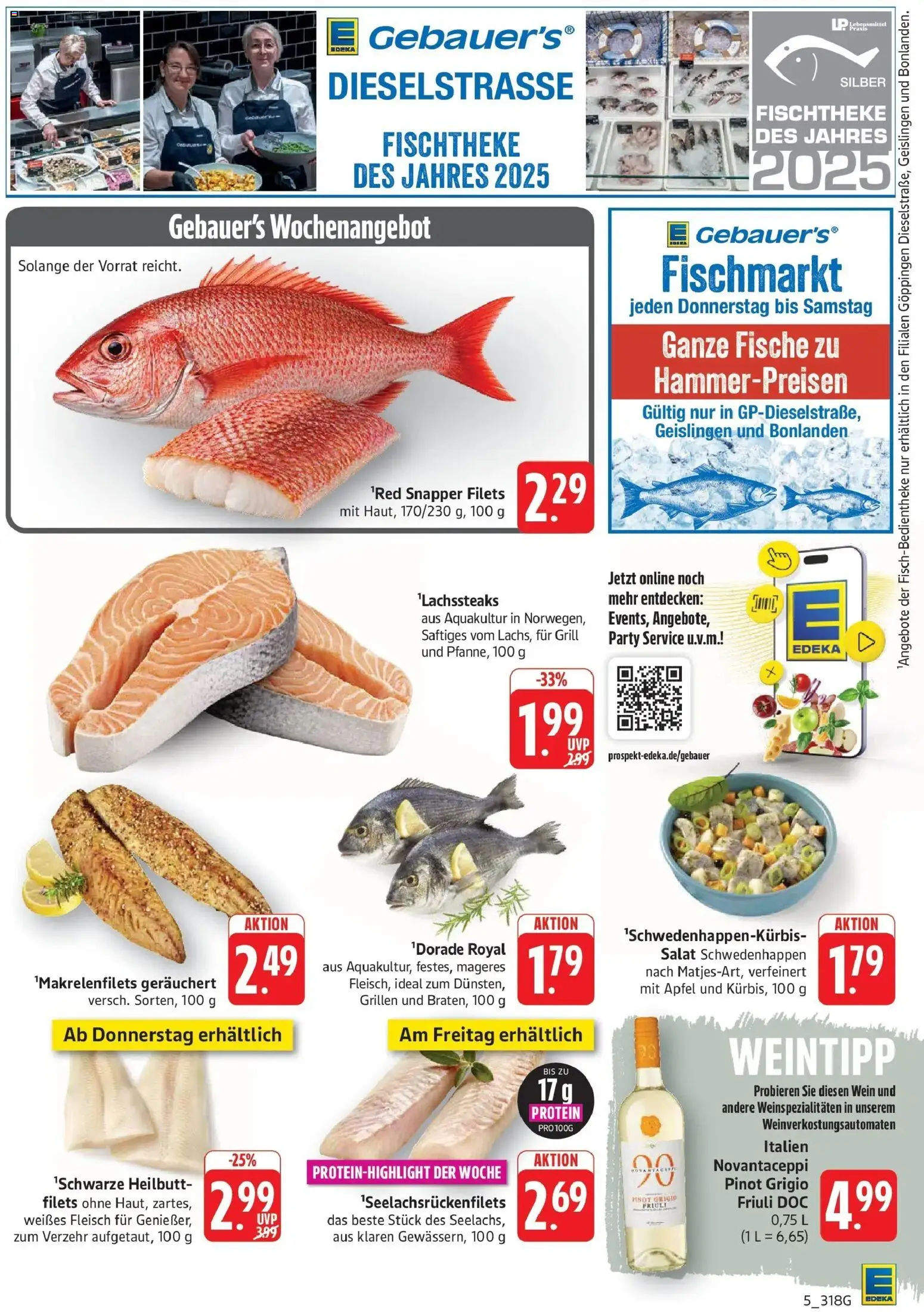 Vorschau von dem Prospekt des Geschäftes Edeka, gültig ab dem 12.10.2026