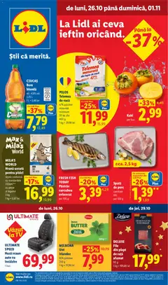 Previzualizarea de cataloage: Lidl Lidl Catalog valabil de la 26.10.2026