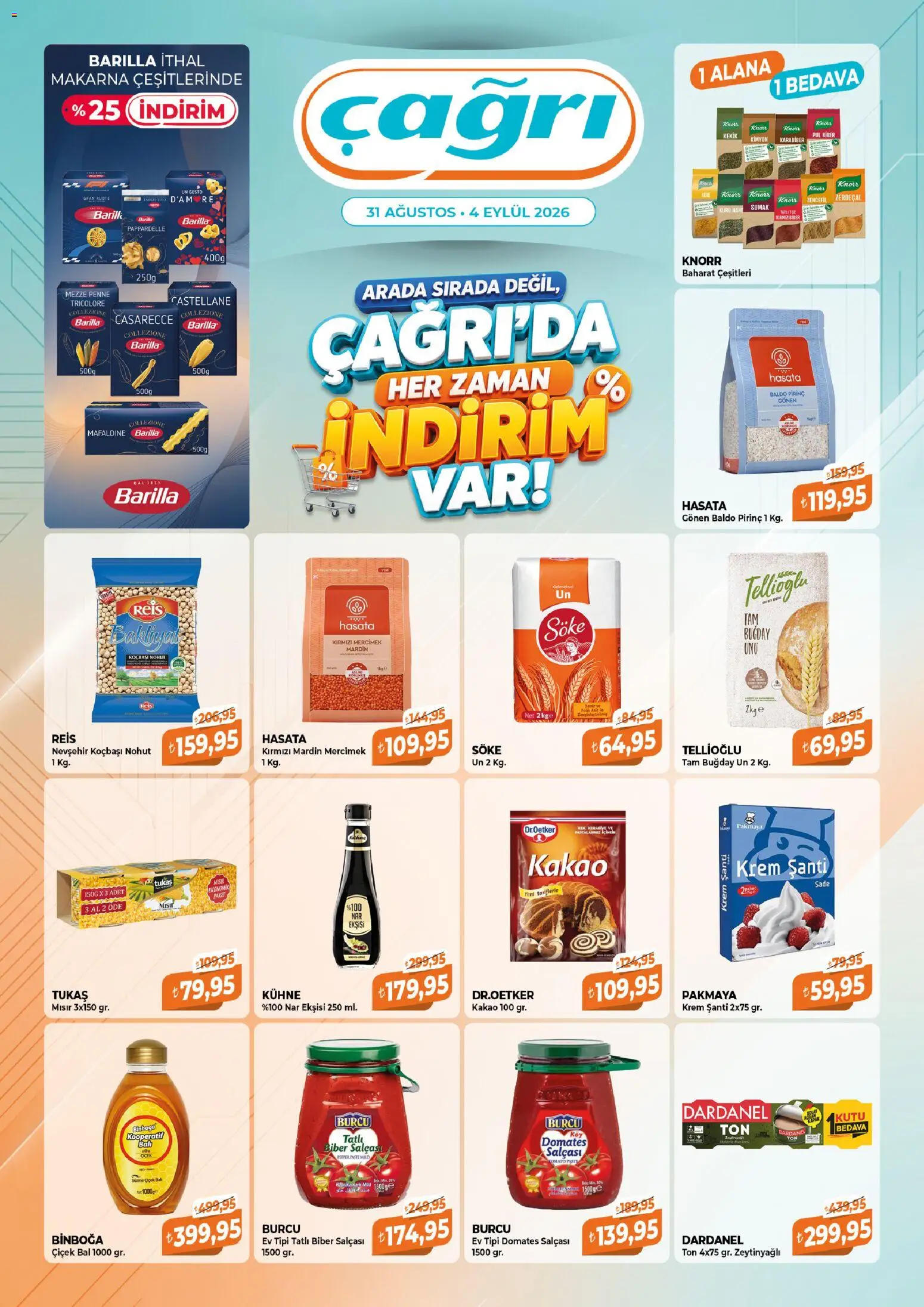 Çağrı Market Çağrı Market Katalog 31.08.2026 - Broşürünün önizlemesi