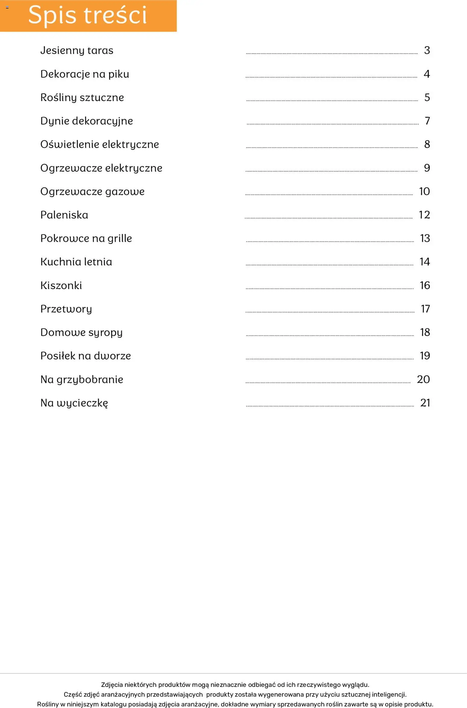 Pogląd gazetki "Brico Marché gazetka - Jesienne Inspiracje" ze sklepu Brico Marché ważnej od 17.08.2026 - Rosliny, Oświetlenie, Dekoracje, Przetwory