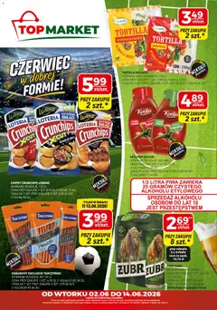 Pogląd gazetki "Top Market gazetka" ze sklepu Top Market ważnej od 02.06.2026
