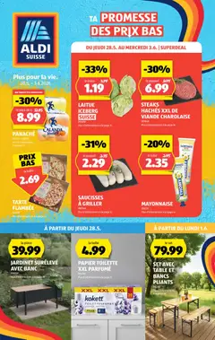 Vorschau des Merkblatts Aldi aktionen FR vom Shop Aldi gültig von 28.05.2026 bis 03.06.2026