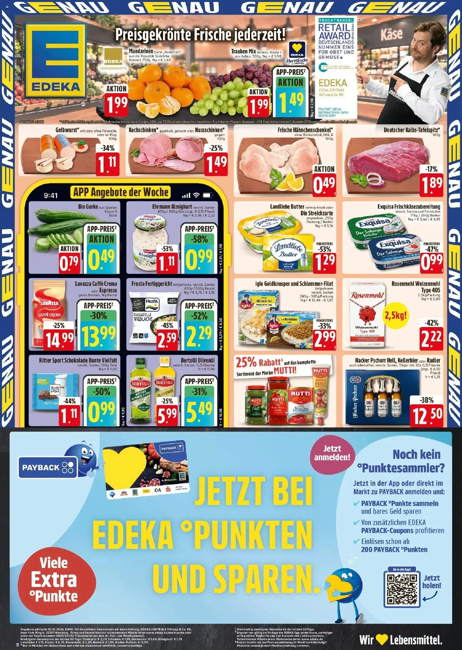 Vorschau von dem Prospekt des Geschäftes Edeka, gültig ab dem 08.10.2026