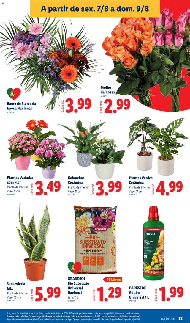 Novo folheto Lidl a partir de 03/08