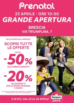 Anteprima dell'opuscolo Prenatal volantino Brescia dal negozio Prenatal valido da 23/04/2026