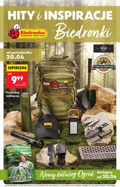 Pogląd gazetki "Biedronka gazetka - Hity i inspiracje" ze sklepu Biedronka ważnej od 18.04.2026