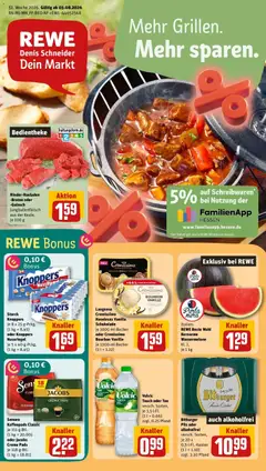 Vorschau von dem Prospekt des Geschäftes Rewe, gültig ab dem 03.08.2026