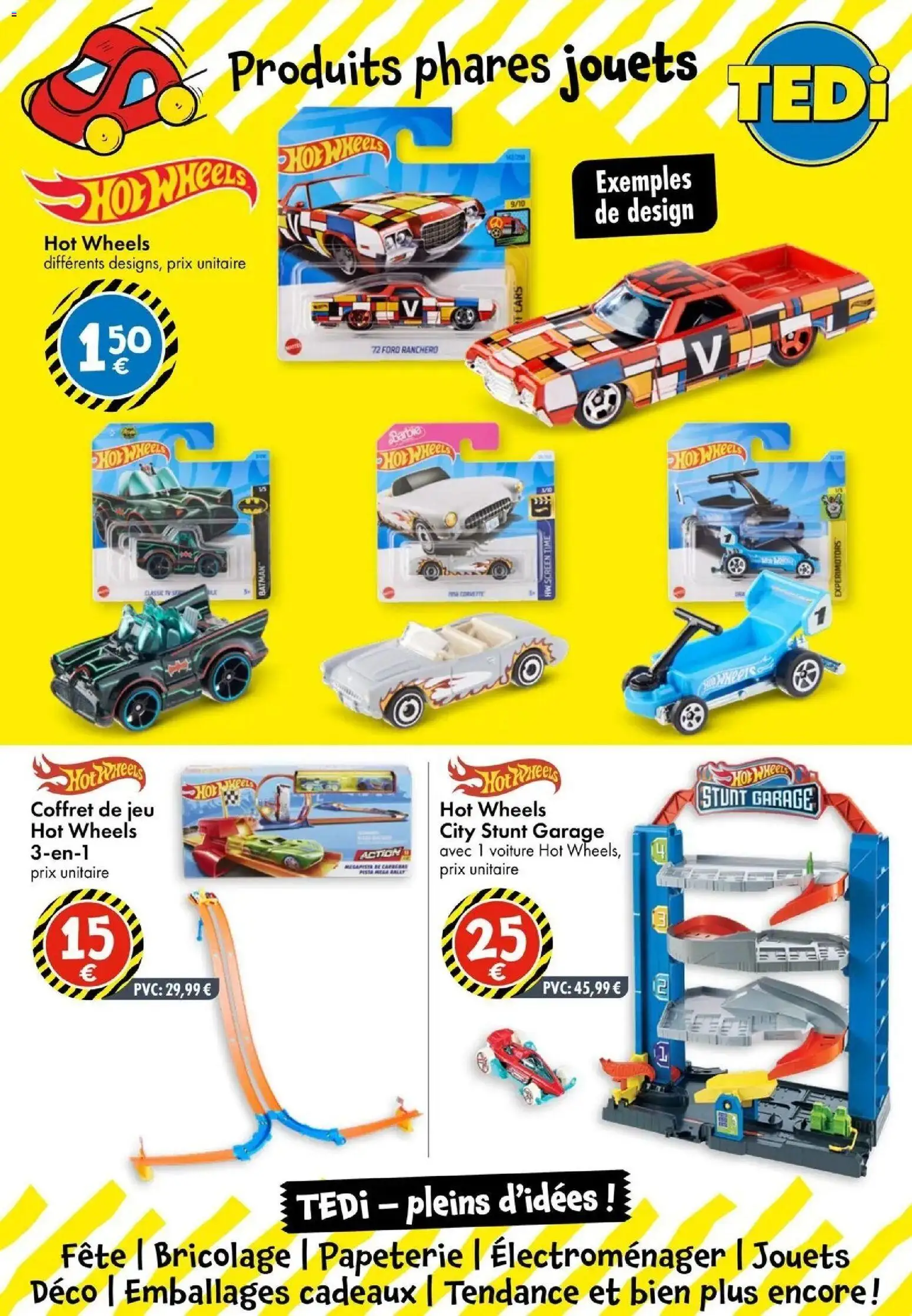 Prévisualisation de TEDi catalogue Pusey du magasin TEDi formulaire valide 21/10/2026 - Garage, Bricolage, Barbie, Jouets, Hot Wheels