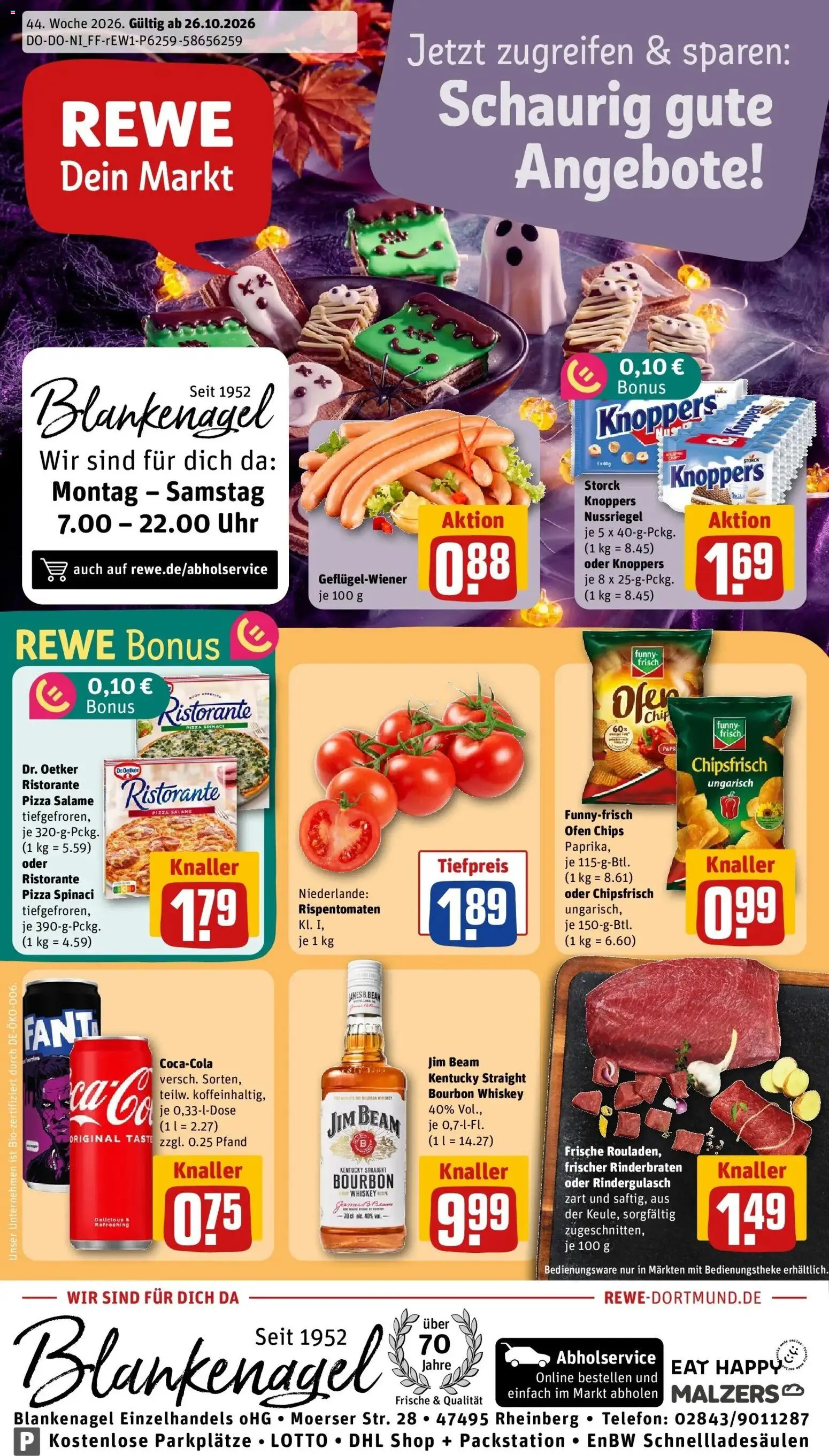 Vorschau von dem Prospekt des Geschäftes Rewe, gültig ab dem 26.10.2026