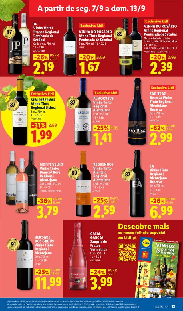 Novo folheto Lidl a partir de 07/09