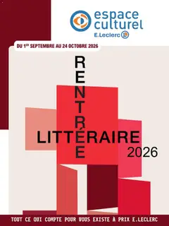 Prévisualisation de E.Leclerc Guide rentree litteraire du magasin E.Leclerc formulaire valide 01/09/2026