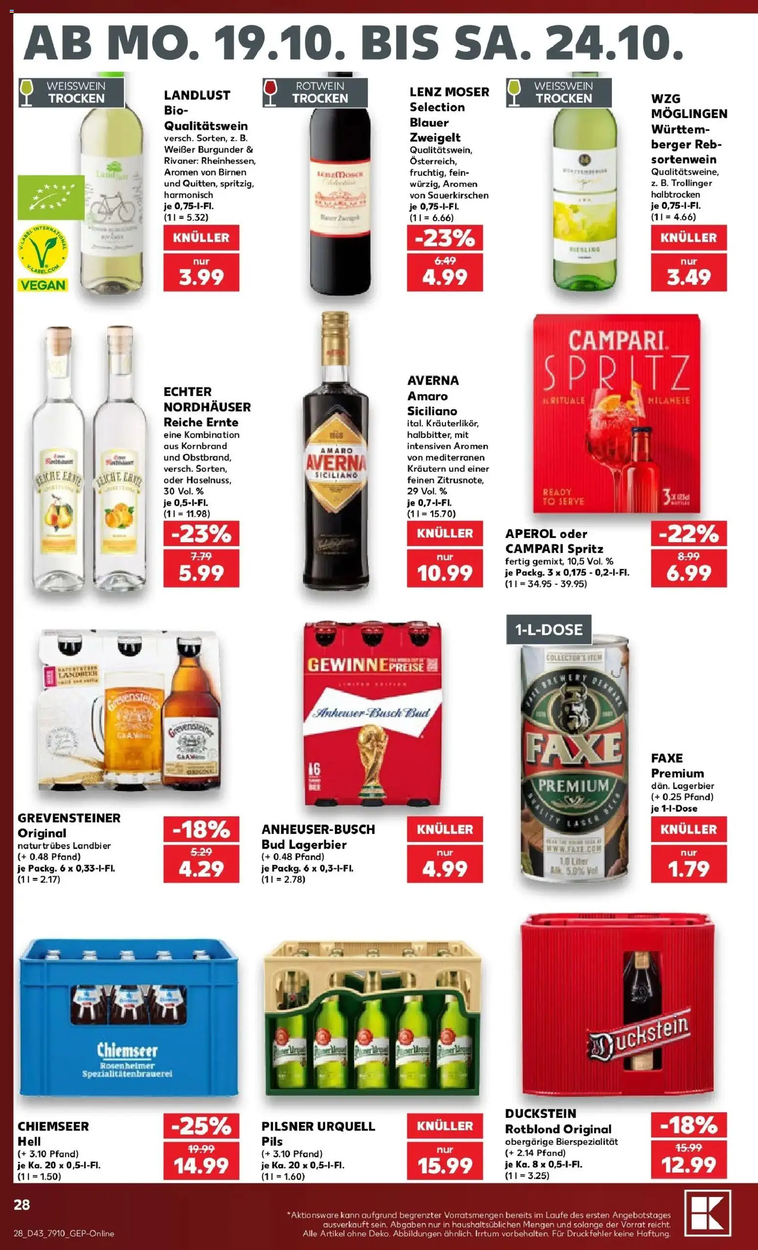Vorschau von dem Prospekt des Geschäftes Kaufland, gültig ab dem 19.10.2026