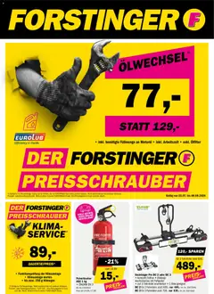 Vorschau der Angebote: Forstinger Forstinger Flugblatt gültig ab 22.07.2026