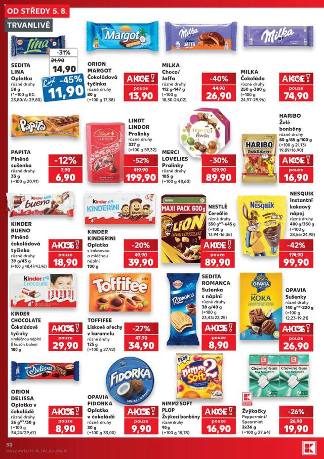 Nový Kaufland leták od 05.08.