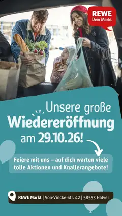 Vorschau von dem Prospekt des Geschäftes Rewe, gültig ab dem 26.10.2026