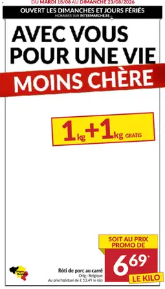 Prévisualisation de Intermarché folder semaine 34 du magasin Intermarché formulaire valide 18/08/2026