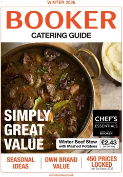 Preview of Booker Wholesale Winter Catering News 2026 valid from 07/01/2026
