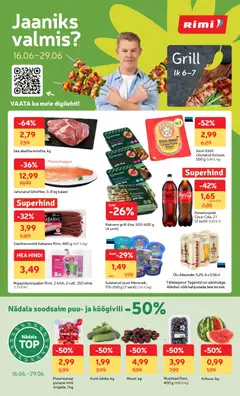 Rimi kliendilehe eelvaade alates 16.06.2026