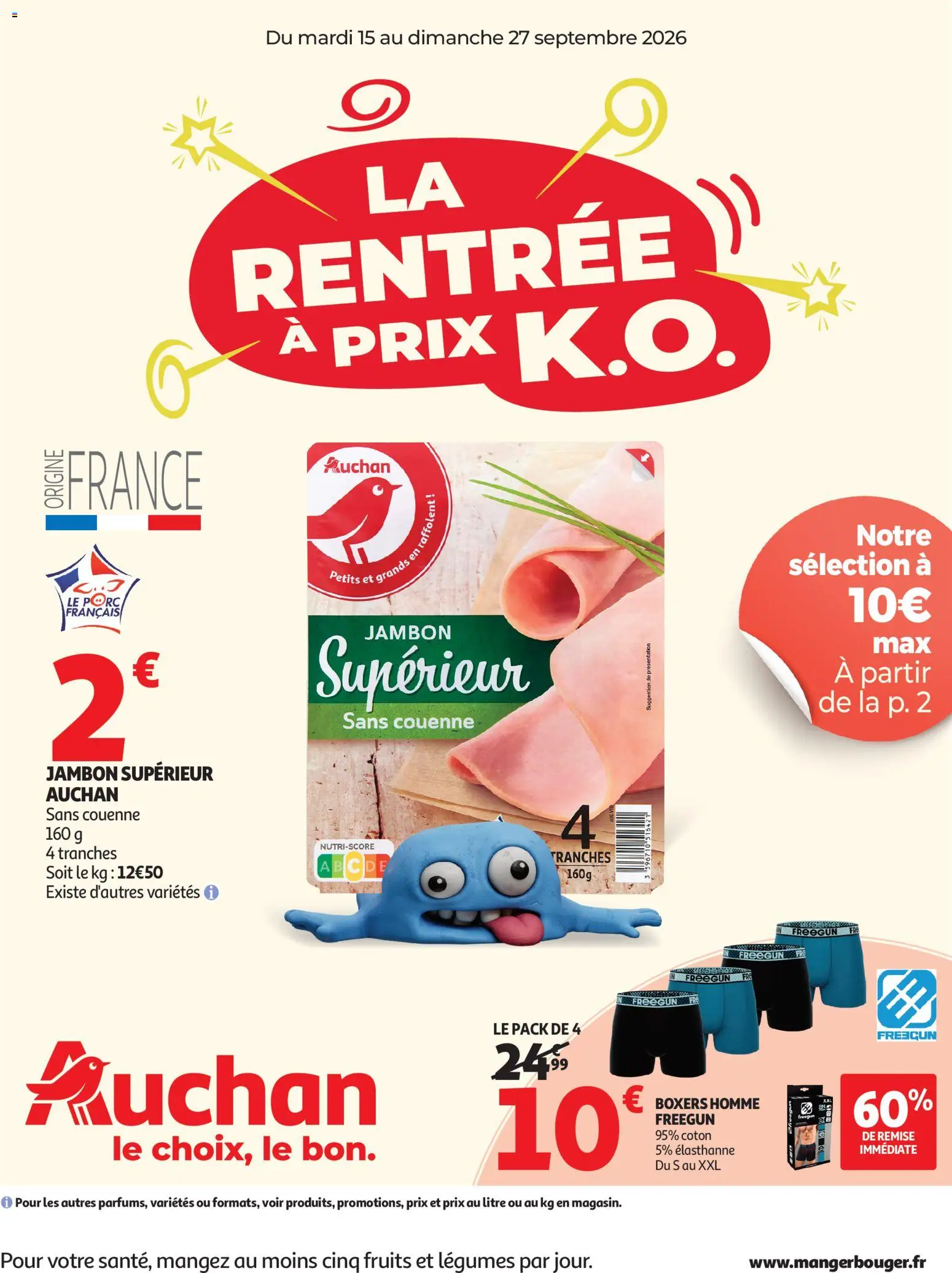 Voorbeeld van Auchan Folder van winkel Auchan geldig vanaf 15/09/2026