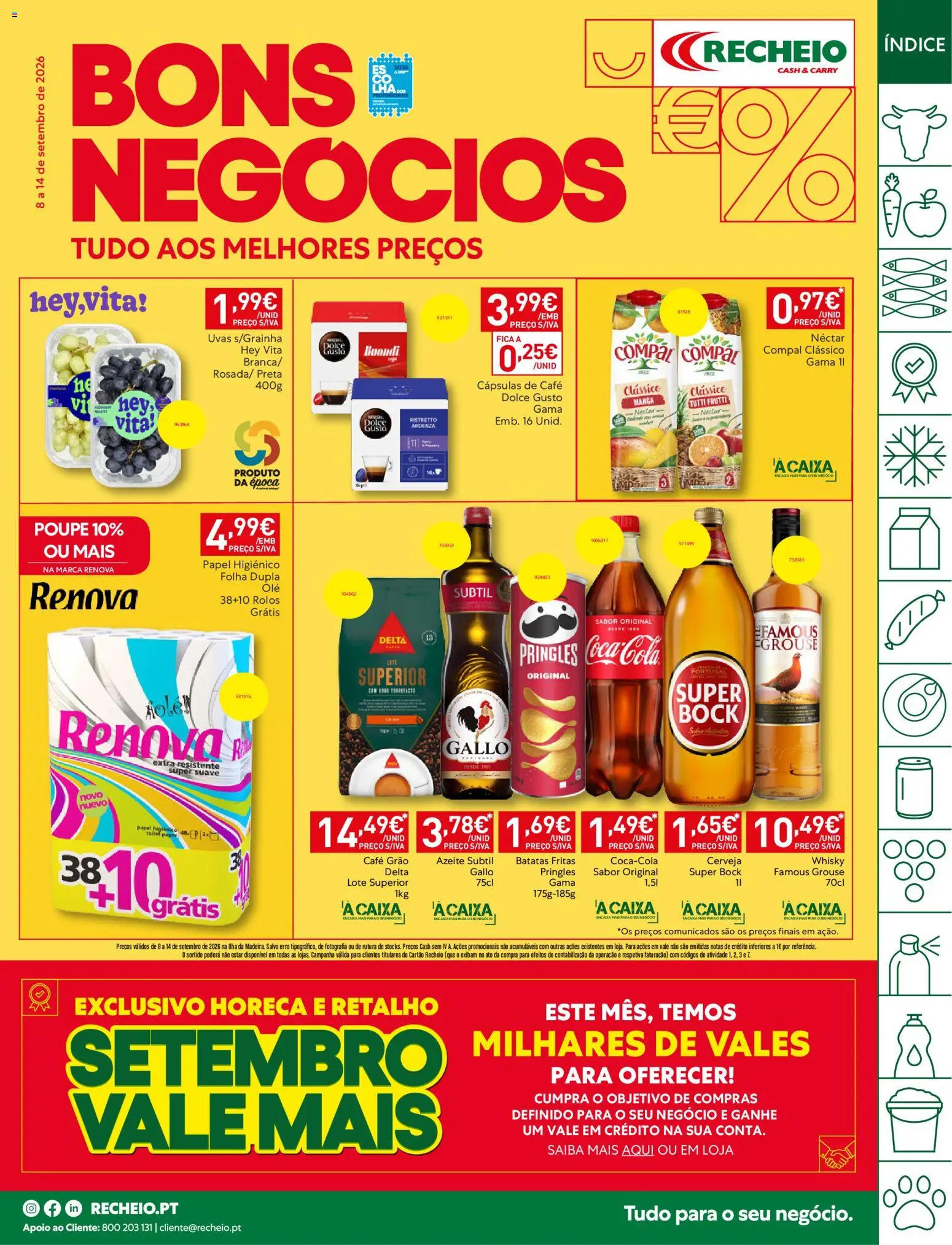 Pré-visualização do folheto da loja Recheio válida a partir de 08/09/2026
