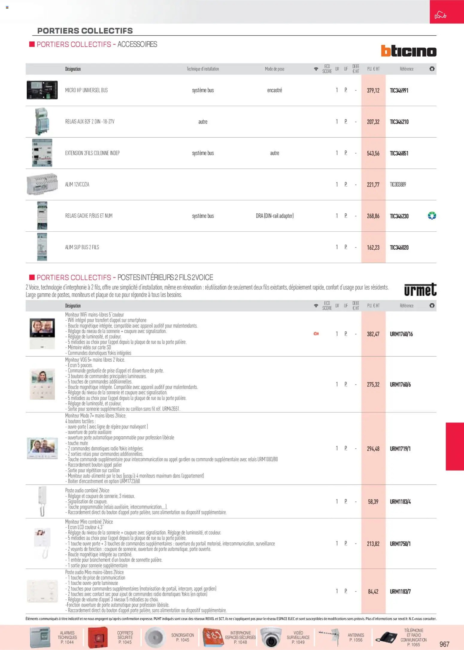Prévisualisation de Brochure sécurité, communication du magasin Rexel formulaire valide 18/11/2025 - Vidéo, Radio, Alimentation, Smartphone, Portail, Prise, Audio, Appareil auditif