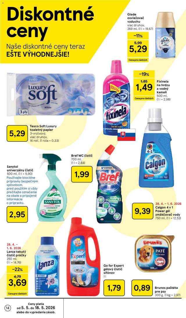 Nový Tesco leták od 06.05.