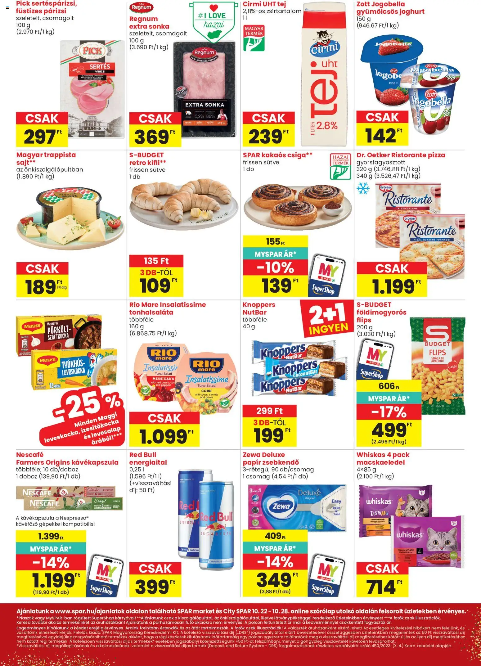 Spar Market - Spar Market akciós újság megtekintése, amely érvényes 2026.10.22.-től - Kávéfőző, Doboz, Sajt, Eper, Szőlő, Tej, Sonka, Knoppers