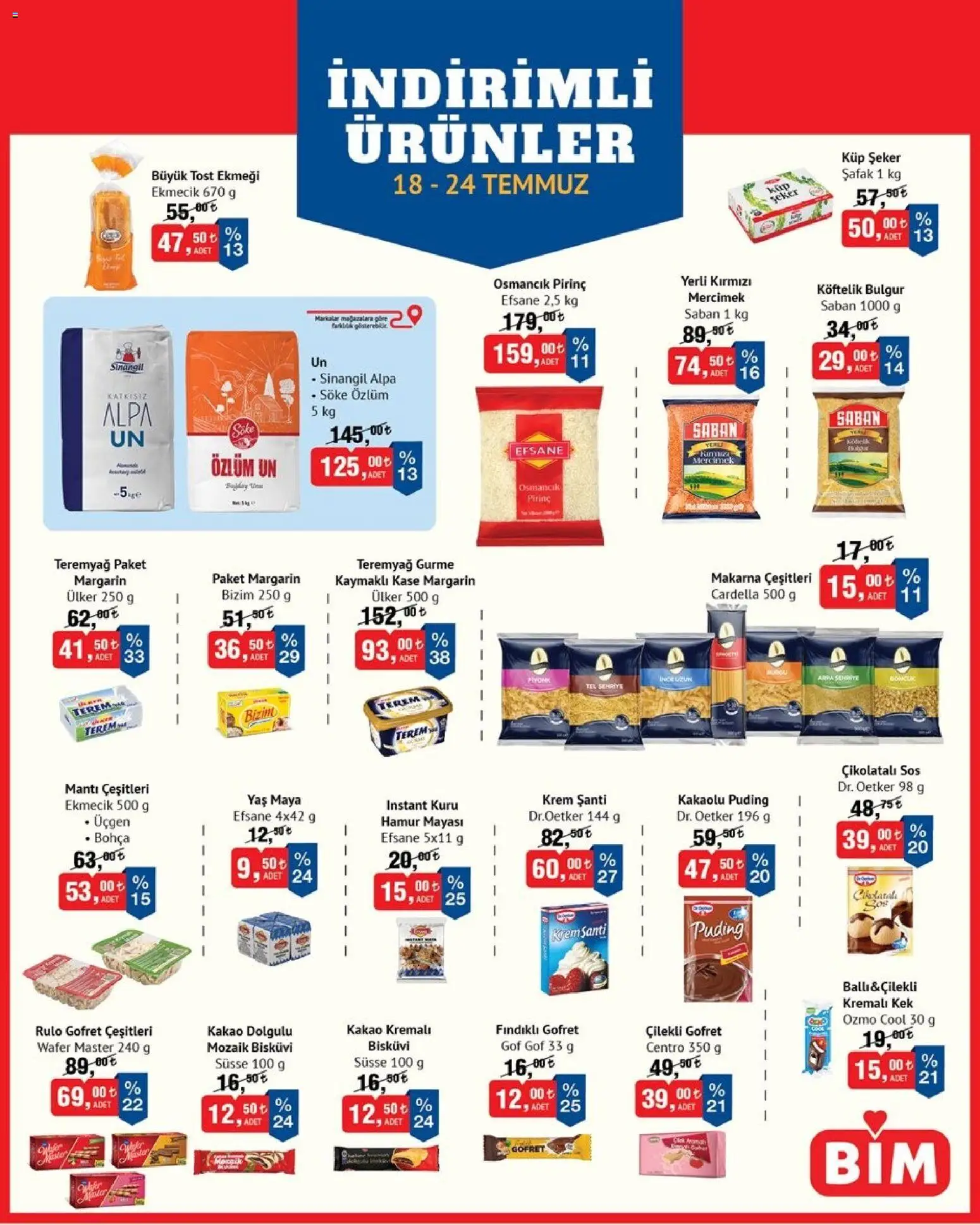 BİM BİM Katalog 18.07.2026 - Broşürünün önizlemesi