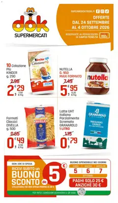 Anteprima dell'opuscolo DOK volantino dal negozio DOK valido da 24/09/2026
