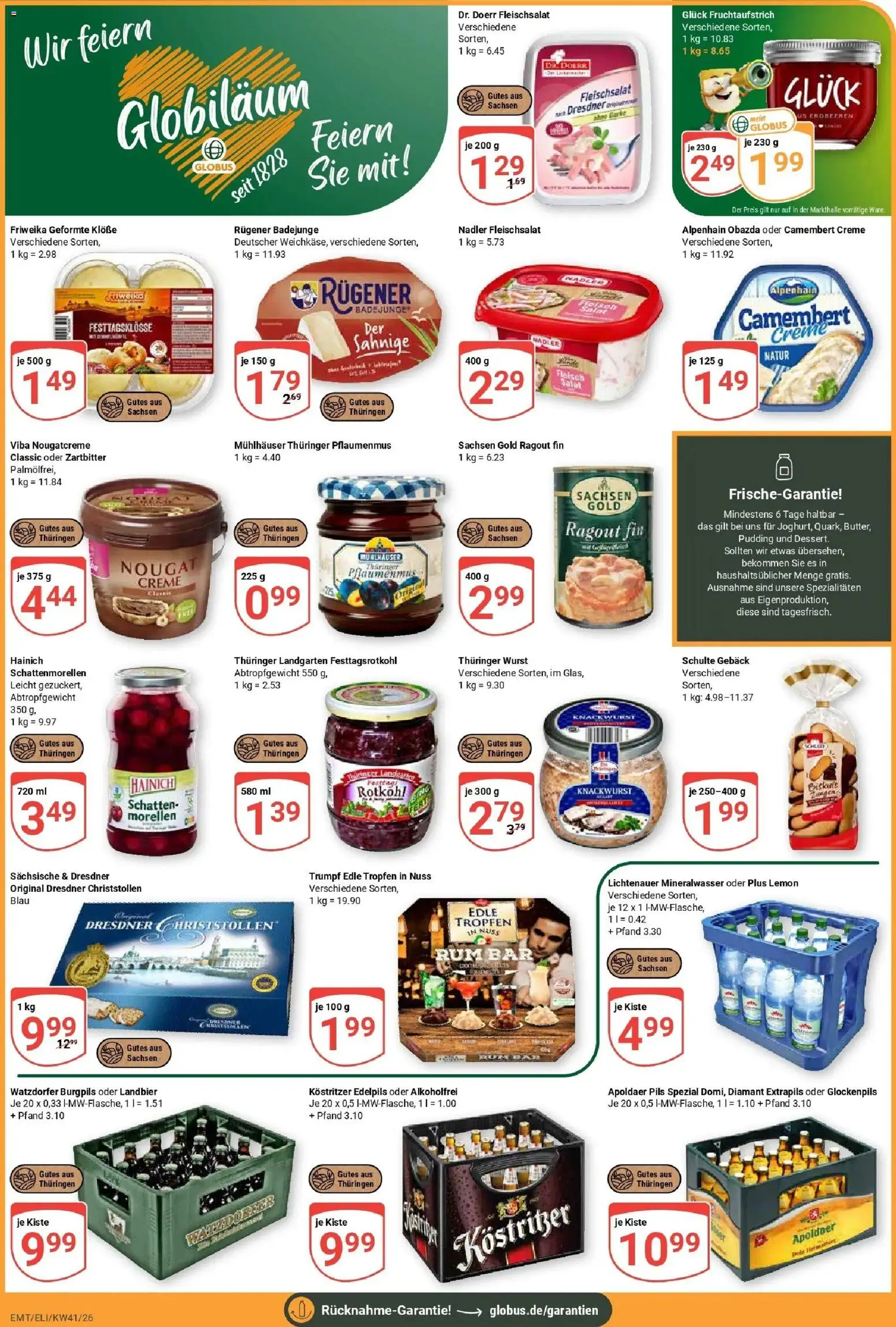 Vorschau von dem Prospekt des Geschäftes Globus, gültig ab dem 05.10.2026