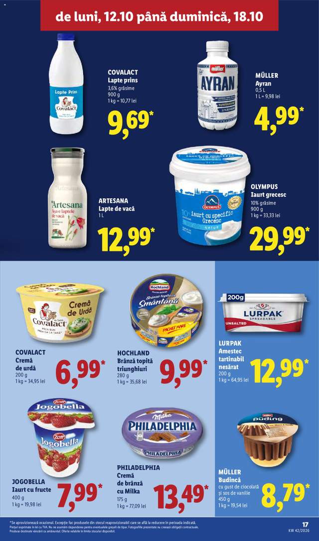 Noul catalog Lidl de la 12.10.
