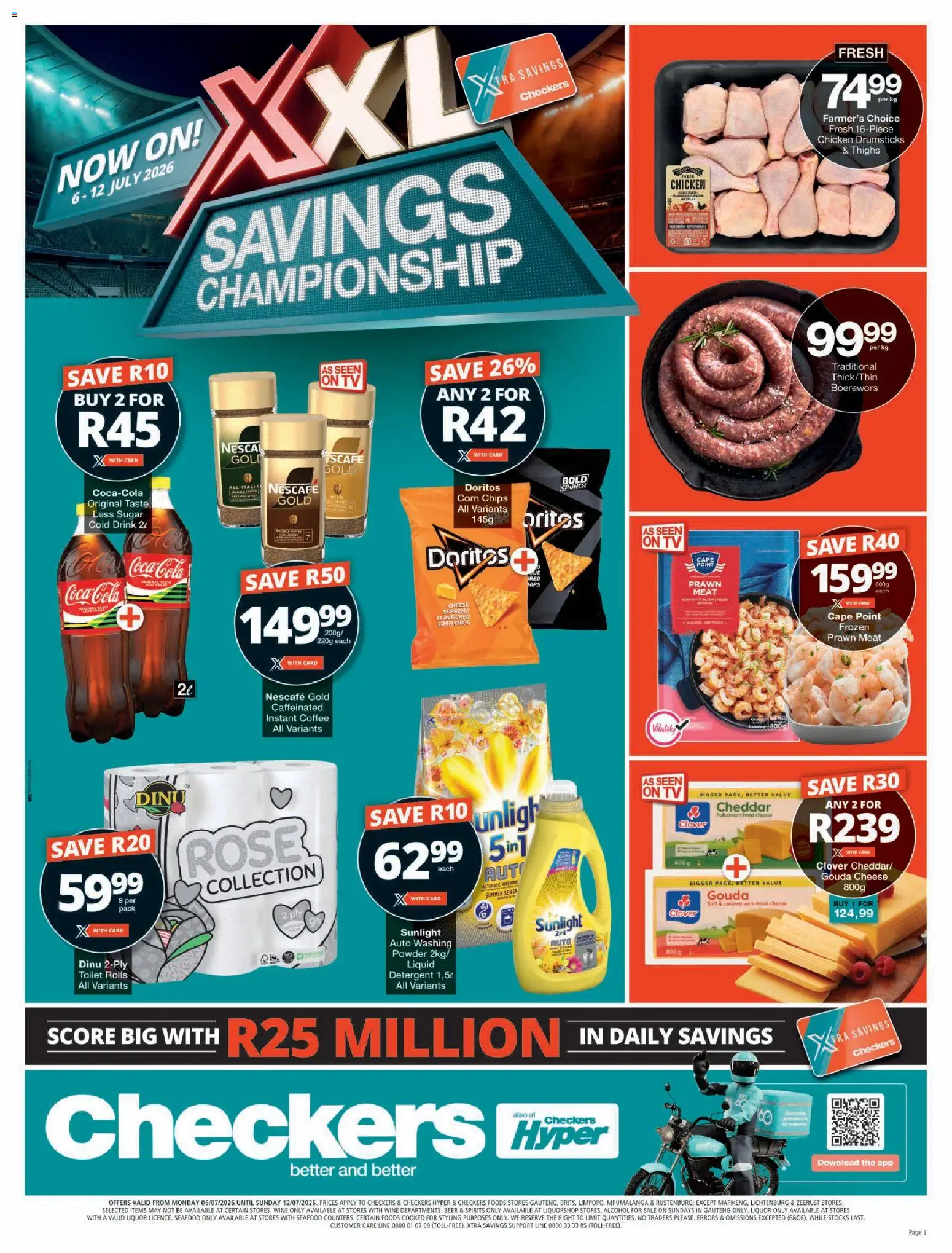Preview of Checkers flyer valid from 06/07/2026