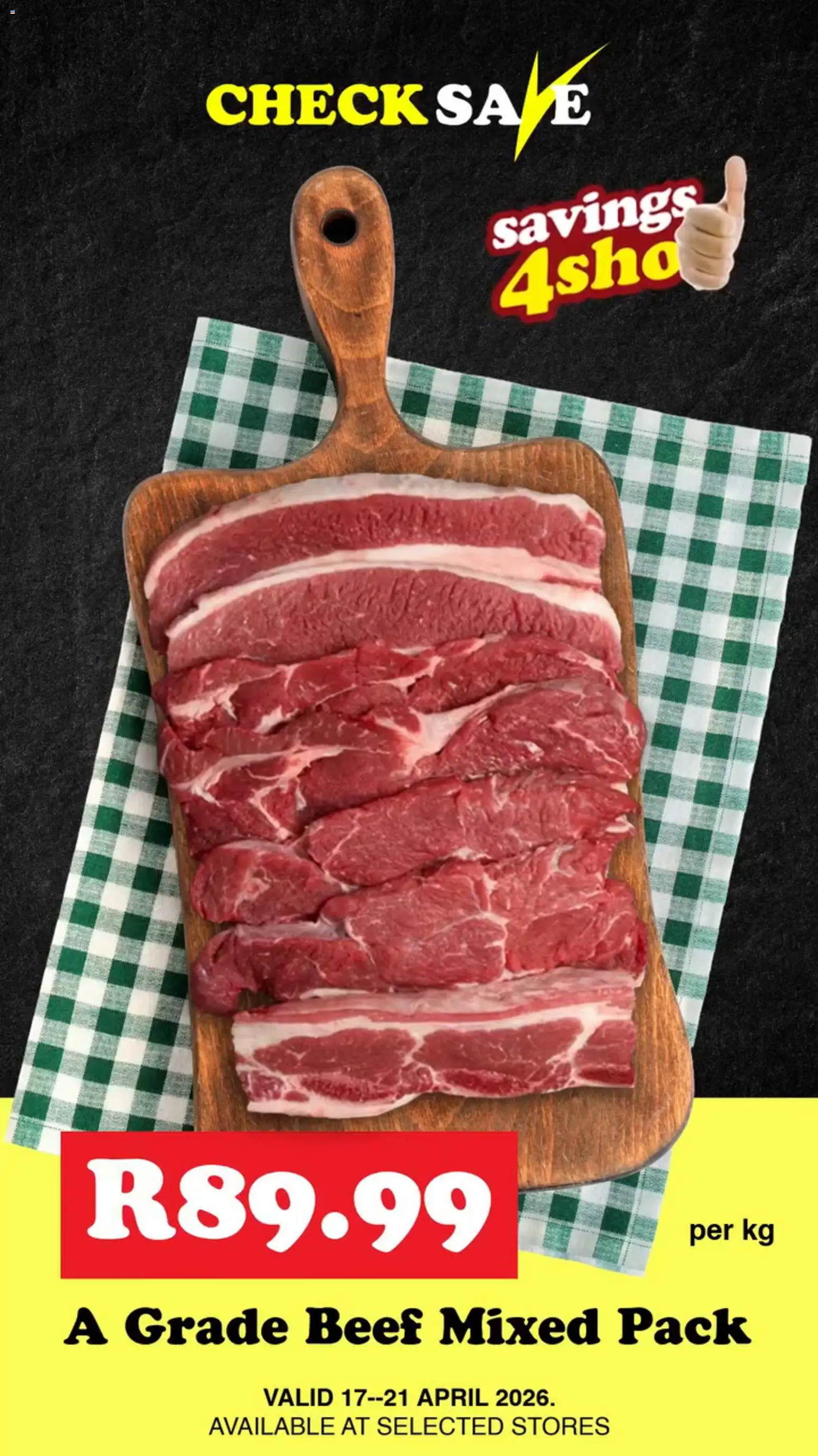 Check Save Butchery Specials from 17/04 - 21/04/2026