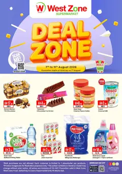 Preview of the catalogue Westzone Supermarket catalogue of store Westzone Supermarket valid from 7 Aug, 2026