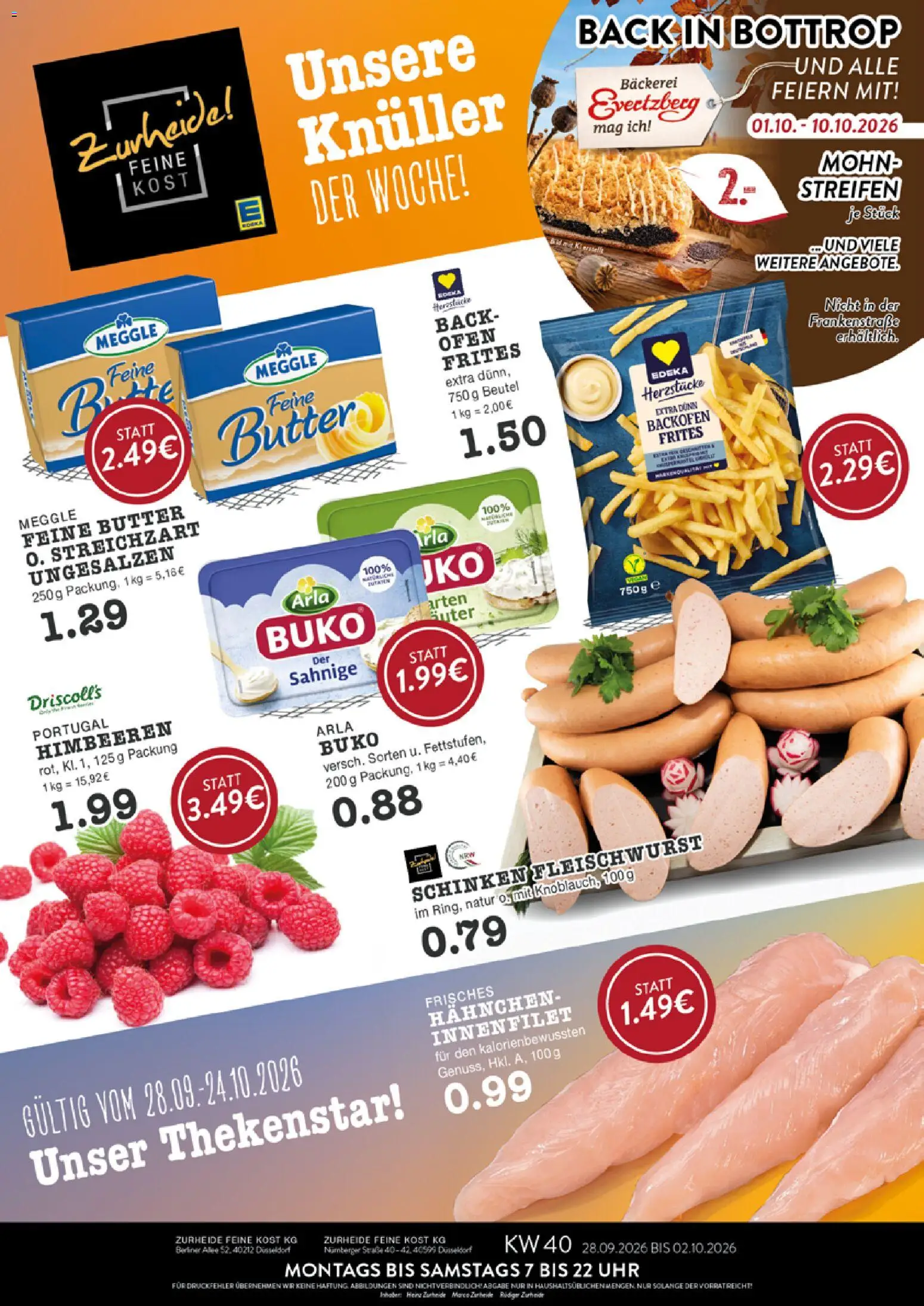 Vorschau von dem Prospekt des Geschäftes Edeka Zurheide, gültig ab dem 28.09.2026
