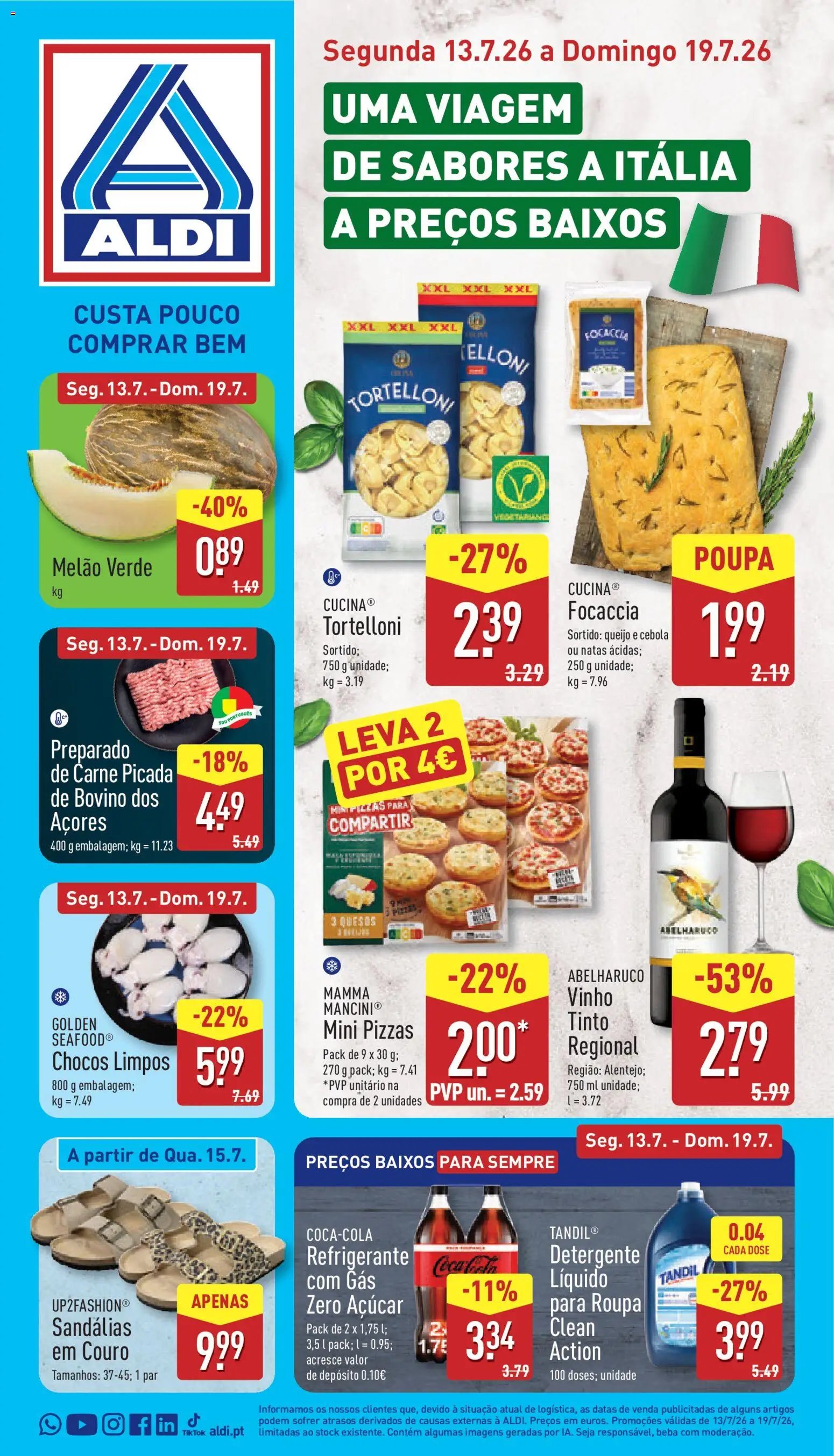 Pré-visualização do folheto da loja Aldi válida a partir de 13/07/2026