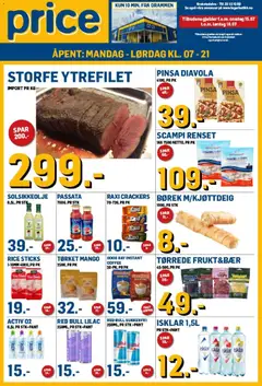 Forhåndsvis Price Lagerbutikk kundeavis fra butikk Price Lagerbutikk gyldig fra 15/07/2026