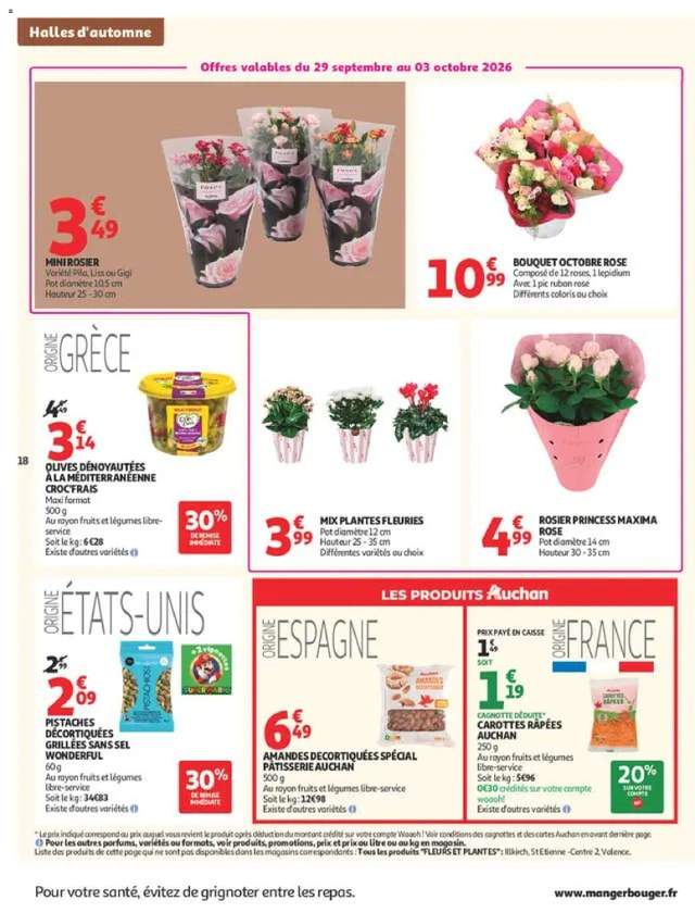 Nouveau catalogue Auchan à partir du 29/09