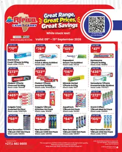 Preview of Africa Cash & Carry flyer valid from 09/09/2026