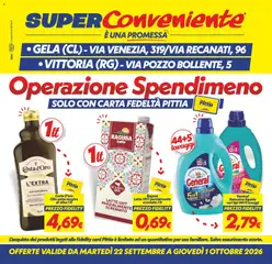 Anteprima dell'opuscolo SuperConveniente volantino Gela, Vittoria dal negozio SuperConveniente valido da 22/09/2026