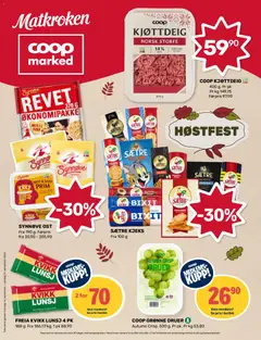 Forhåndsvis Coop Marked kundeavis fra butikk Coop Marked gyldig fra 14/09/2026