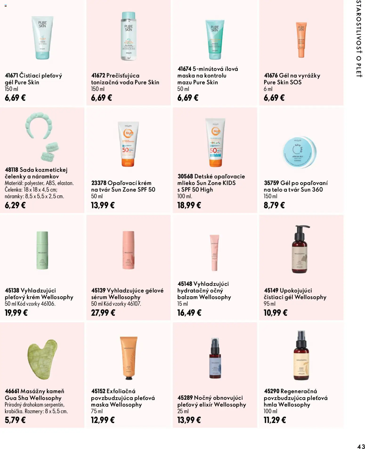 Náhľad Oriflame letáku platného od 30.09.2026 - Voda, Mlieko, Maska, Krém, Opaľovací krém