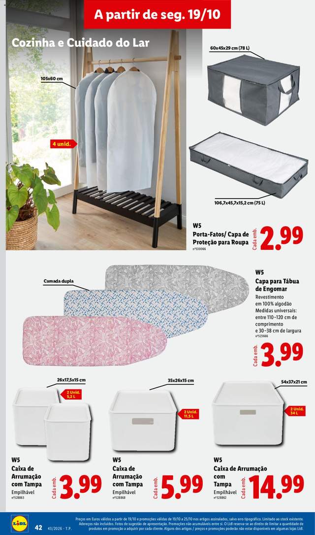 Novo folheto Lidl a partir de 19/10