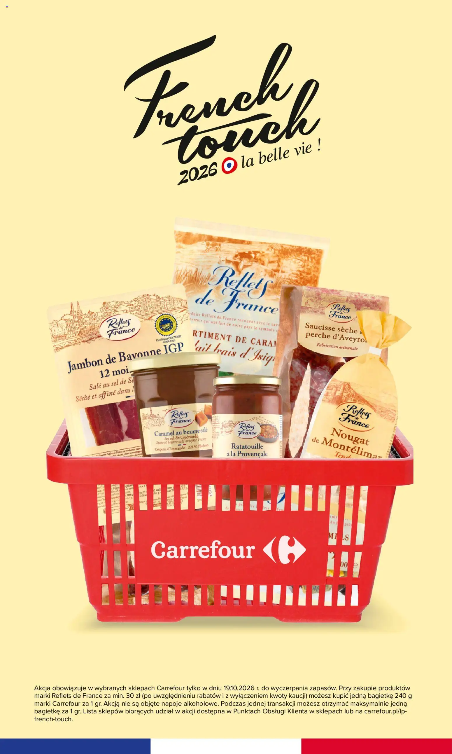 Pogląd gazetki "Carrefour gazetka - Przystanek Francia" ze sklepu Carrefour ważnej od 19.10.2026 - Napoje