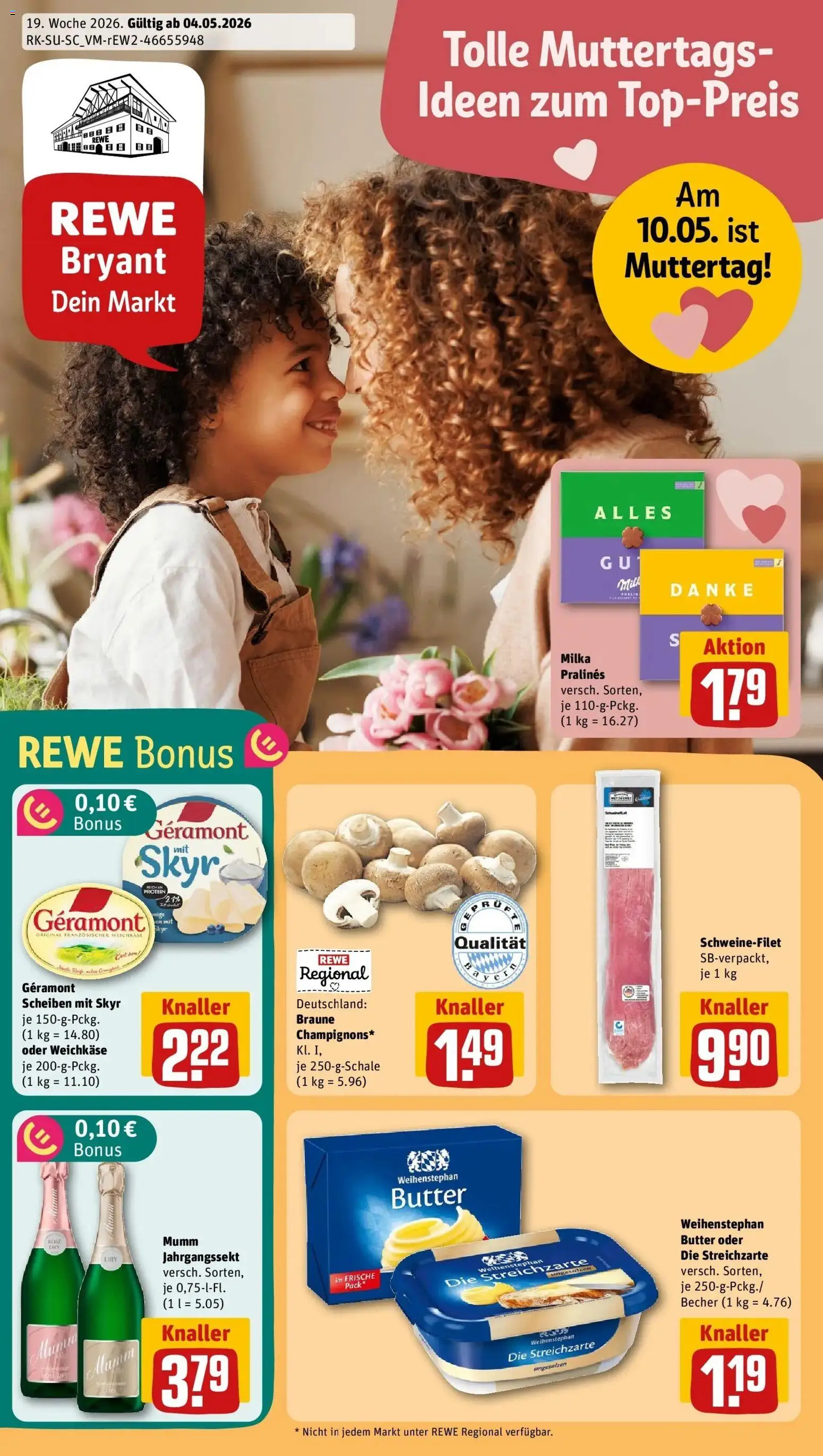 Vorschau von dem Prospekt des Geschäftes Rewe, gültig ab dem 04.05.2026